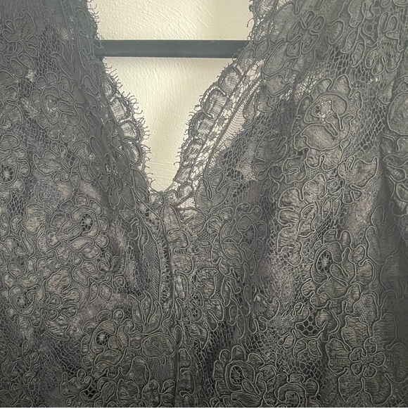 Rickie Freeman Teri Jon vintage double V  Lace Dress steampunk vampire
Goth - Picture 11 of 12